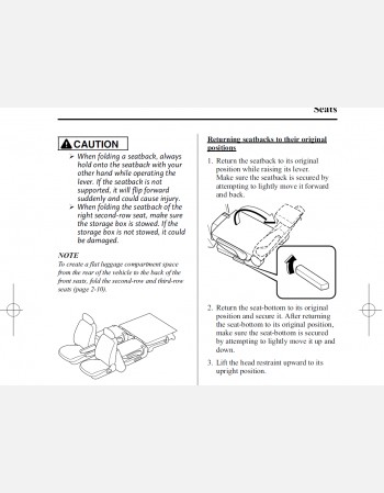 mazda premacy 2013 owners manual